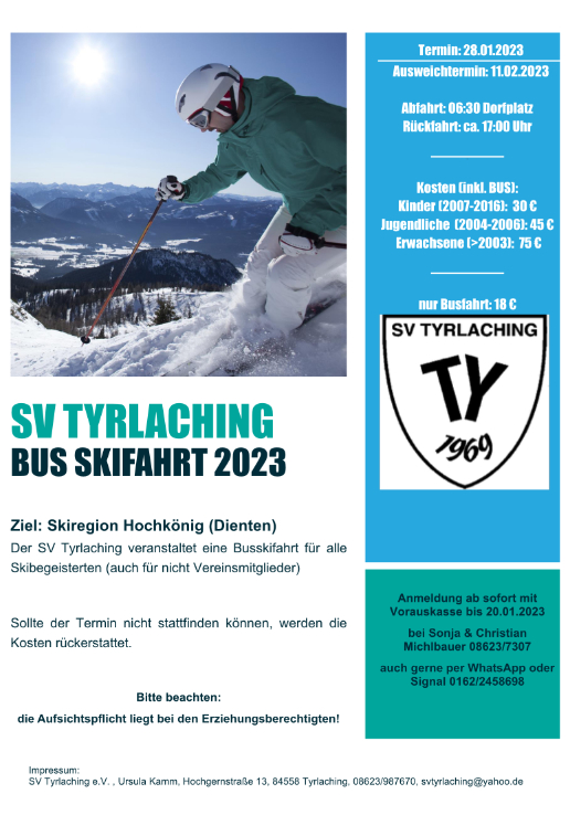 Skibusfahrt zum Hochkönig Januar 2023
