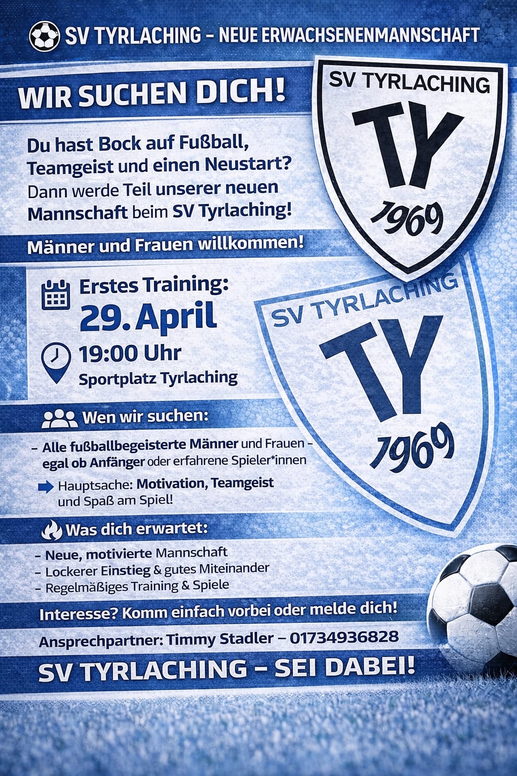 Neue Erwachsenenmannschaft